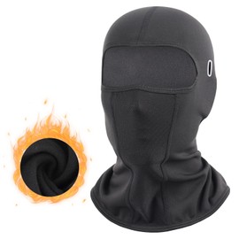 ProudDemon Balaclava Ski Mask for Men Women, Breathable Windproof Face Cover for Motorcycle, Cycling, Sports in Cold Weather Black