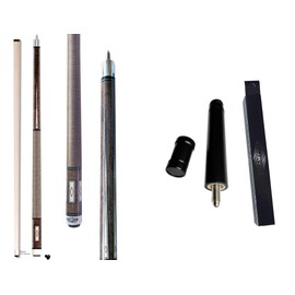 Champion Lost Pieces Series Pool Cue Stick, Low Deflection Pro Taper and Joint Cue Extension (4 inch Joint Extension, LPC1 Pool cue, 12.5mm tip Size, 58inch Long, 21oz)