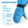 Unigear Kids Mittens Waterproof Winter Snow Ski Mittens with String