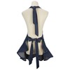 LilMents Women's Retro Denim Kitchen Bib Chef Apron (Navy Blue)