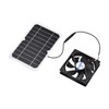 6W 5V Solar Panel with Fan Ventilator Chicken Coops Solar