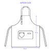 Yotsuba Apron, Unisex Bib Apron, Upgraded Waterproof Canvas, Adjustable, Multiple