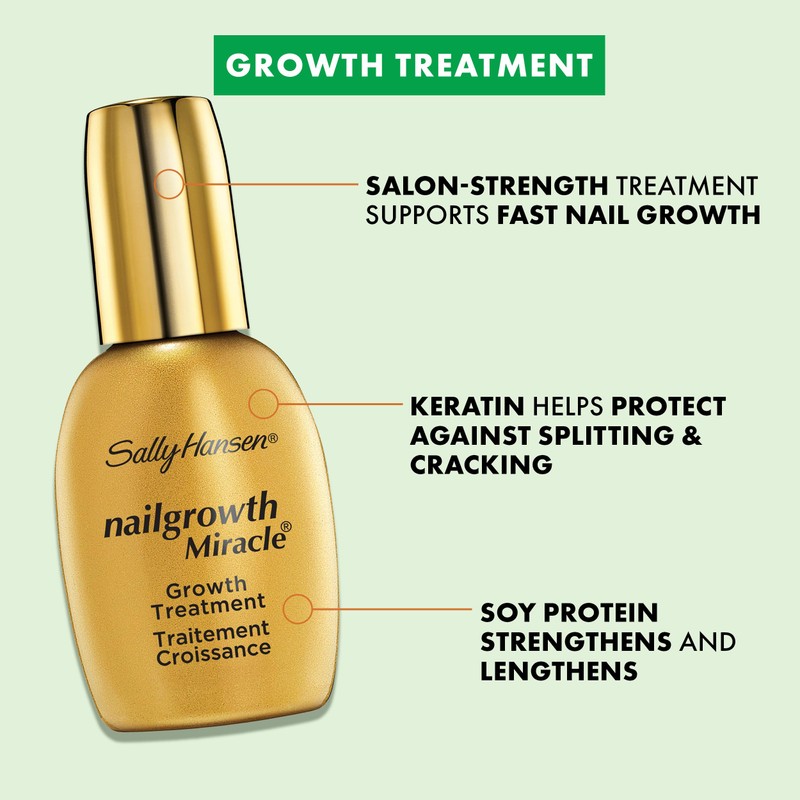 Sally Hansen Sally Hansen Nail Growth Miracle Treatment,13.3 ml (Pack