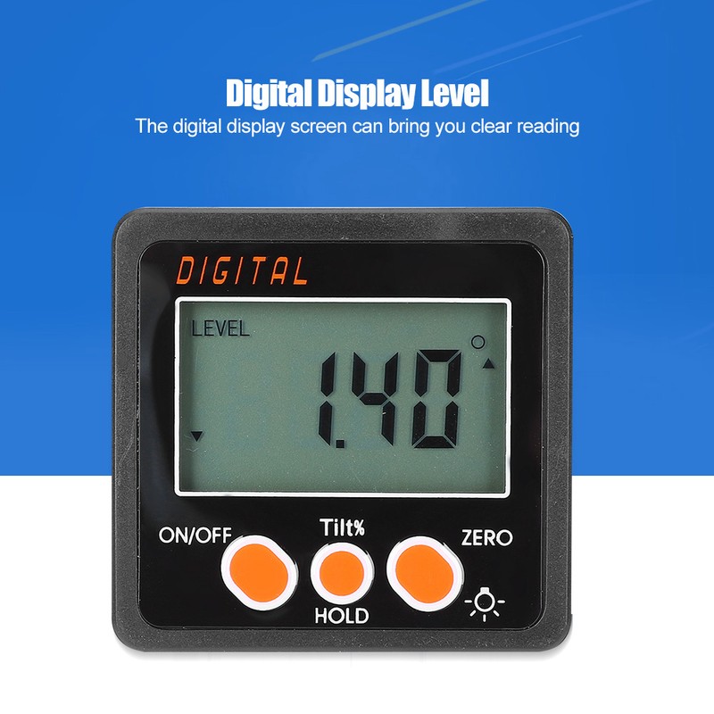 Digital Level Meter Mini Inclinometer High Accuracy 4 x 90°