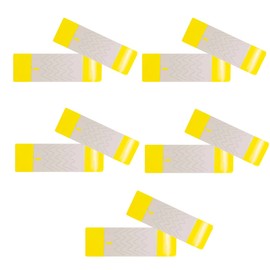 Rimikuru Disposable Wristbands, Fluorescent, Waterproof, Solid Color, 500 Pieces, One-Touch Installation, Entrance, Events (Yellow)