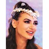 Yean Starfish Wedding Headband Silver Seashell Headpiece Pearl Shell Beach