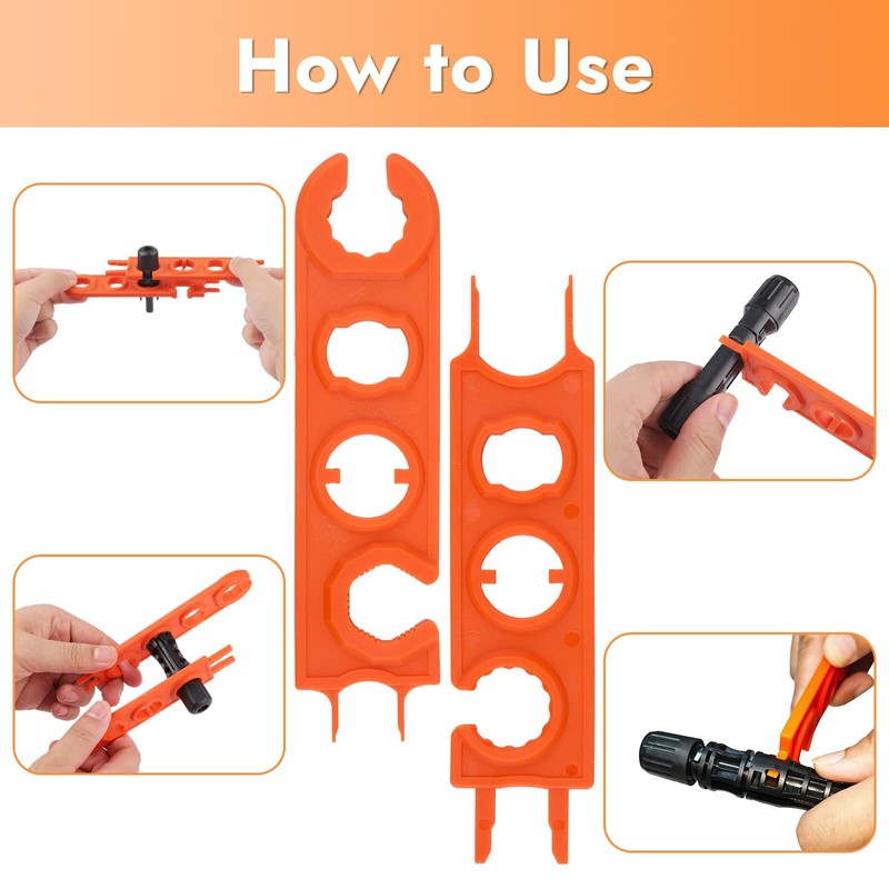 CANCYCC Pack of 2 Solar Spanner MC4 Tool for Solar