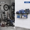 1x4ft Heavy Duty Garage Wall Shelving with 2 Wire Baskets,