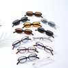 WDZAYXC Classic Rectangular Sunglasses Retro Slim Lenses Vintage Rectangle Sunglasses,