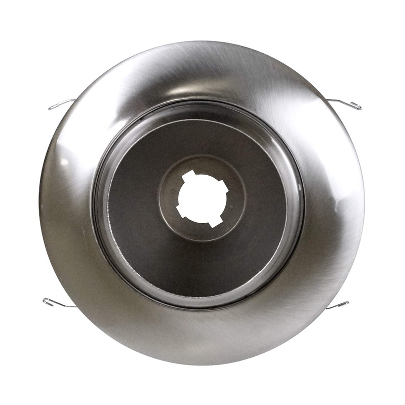 NICOR Lighting 6 inch Nickel Recessed Eyeball Trim Designed for