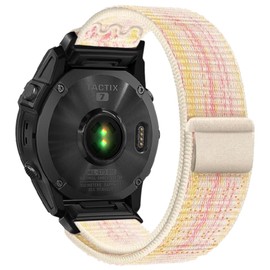 SQHYWJ - For Garmin Fenix 22 mm 26 mm nylon watch straps, for men and women, adjustable nylon sports watch strap