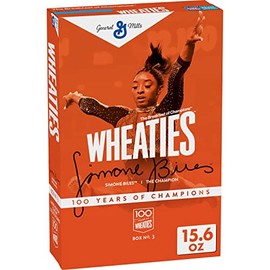 Wheaties 100% Whole Wheat Flakes Breakfast Cereal, Breakfast of Champions, 15.6 oz