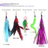 coubon Cat Toy Wand, Interactive Feather Teaser Cat Toys Set,