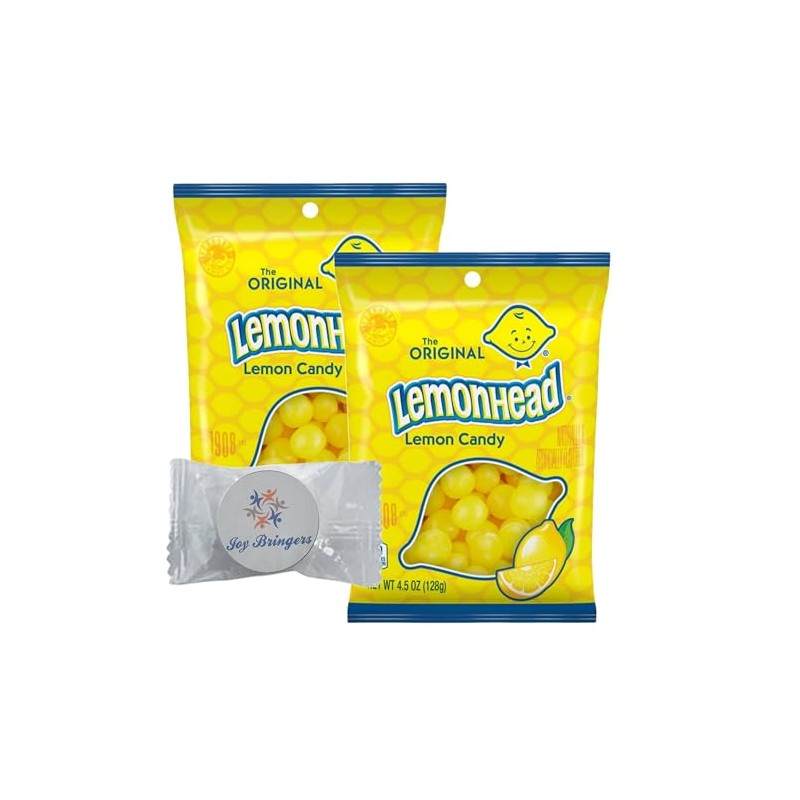 The Original Lemonhead Lemon Candies, (2 pack) - Classic and
