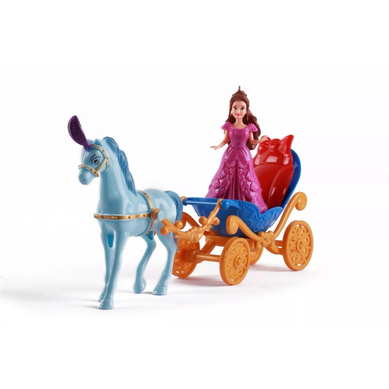 Vokodo Princess Castle Deluxe Playset With Doll Animal Friends And