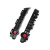 Partuto 1 Pair Bumper Brackets Support Fender Cover Compatible for