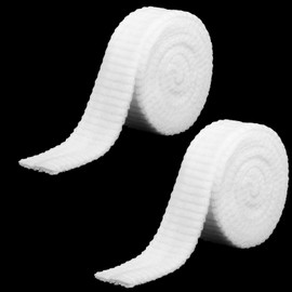 Yolev Tubular Bandage Elastic Tubular Gauze White 2M Net Wound Dressing Stretch Dressing Retainer Mesh Net Bandage Wrap for Arm Leg or Foot Without The Use of Adhesive Tape