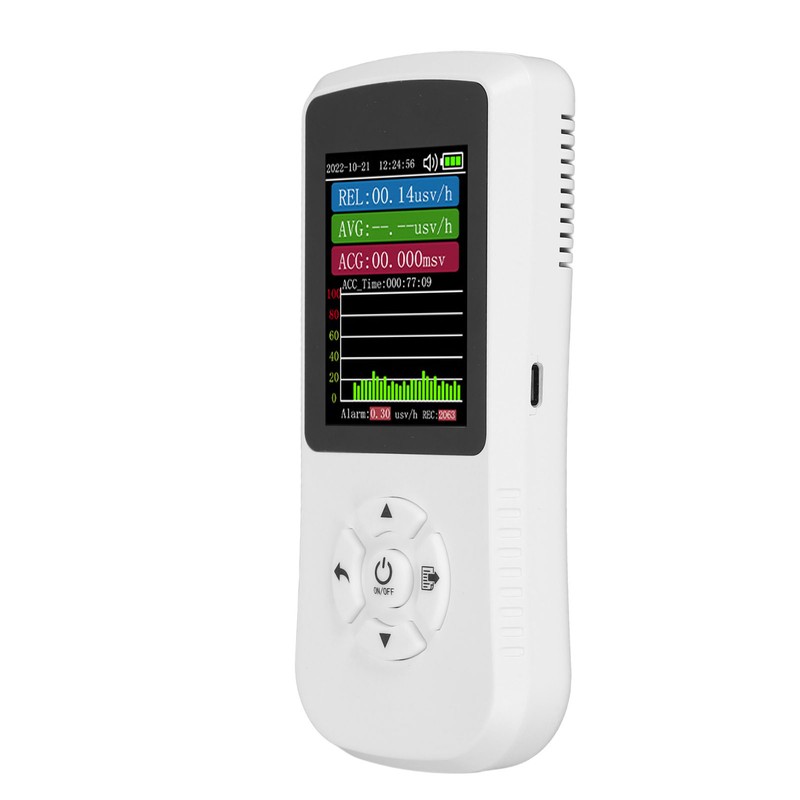 Geiger Counter Nuclear Radiation Detector 2.8 Inch LED Display X