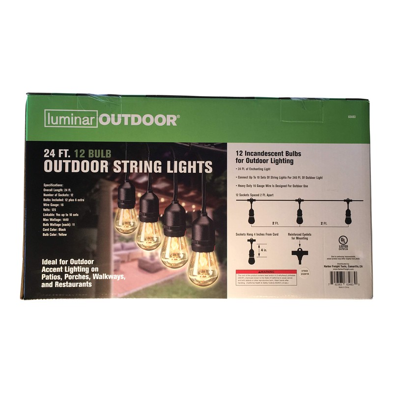 Outdoor String Lights by Luminar