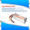 14.8V 4500mAh 4S 60C Lipo Battery Pack with XT60 Plug