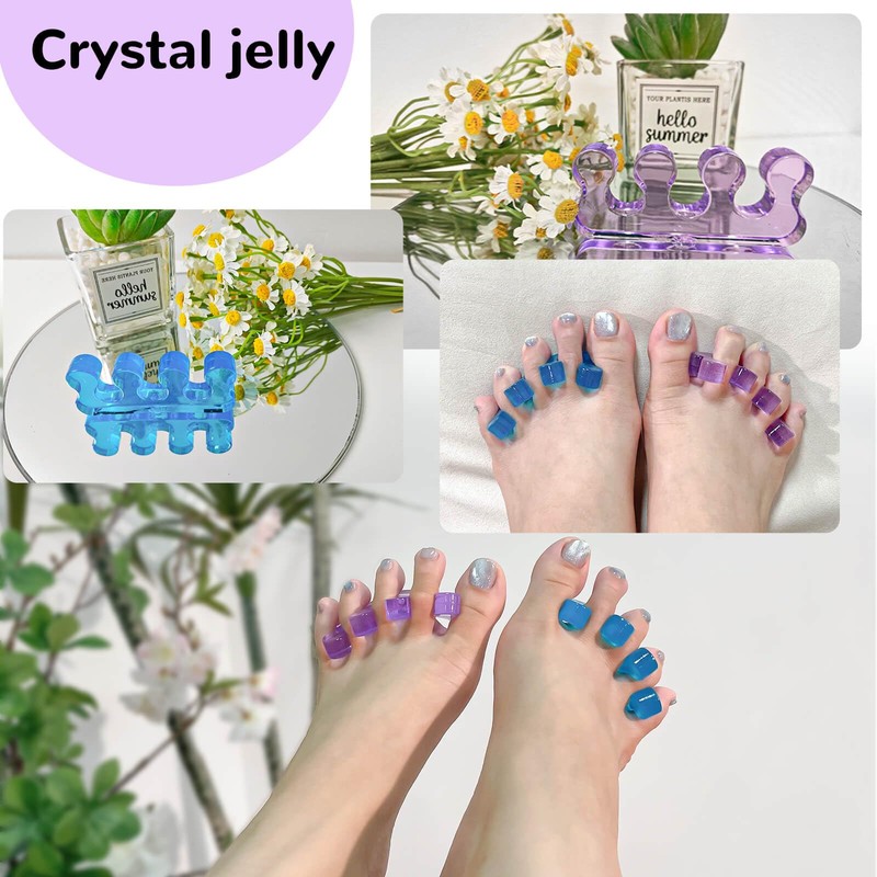 SUNFATT Toe Separators for Pedicure,Toe Separators for Women,Pedicure Toe Spacers