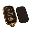 AIOEUOIA TPU for Toyota Key Fob Cover with Keychain Fit