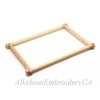 Unbranded Embroidery Tapestry Wooden Scroll Frame made of Organic Beech