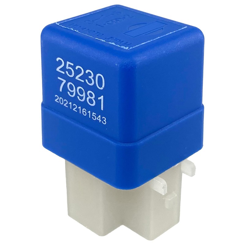 25230-79981 Relay (1-Pack) 12V 4-Pin Automotive Micro Relay, Compatible with