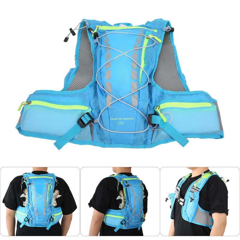 Alomejor Running Hydration Backpack Vest Outdoor Cycling Hydration Backpack Marathoner