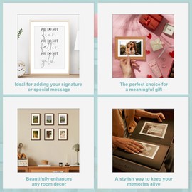 30Pcs White Picture Mounts for Frames Cut to Size Photo Mounts 7x5 Inch to Fit 6x4 Inch Size Picture Frame Mats Mount Board Card for Framing Picture Frame Mounts for Display Artwork Photos Paintings