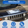 Fgtagtal Hood Deck Vent Panel Trim Compatible with Hummer H2