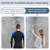 BRIGHT SHOWERS Brass Shower Head Extension Arm for Rain and