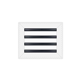BUILDMART - 12x10 Mud in Air Vent Cover - Drywall Mud-in White Air Vent - Mud Linear Slot Diffuser - Register Grille for Ceiling and Walls - Texas Buildmart
