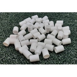 TERF® High Quality White PVC Screws Thread Stud End Protective Cap Cover M8 (8mm) X 13mm Screw Thread Stud Pipe Bolt End Protector PVC Safety Cap Cover - Pack of 10