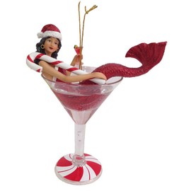 December Diamonds Miss Peppermintini Mermaid Christmas Tree Ornament 5555141