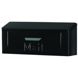 Gibraltar THHB0000 Standard Size Horizontal Style Wall Mount Mailbox, Black