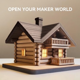 250g Wood PLA Filament 1.75mm Beginner Bundle, SUNLU 3D Printer Filament Neatly Wound, Individually Vacuum Packed, 250g Spool, 4 Rolls, Walnut+Logs+Cherry+Maple