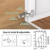 Cosycove Face Frame Inset Cabinet Hinge (4pcs), 105 Face Frame