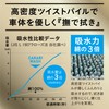 CB Japan Carari Wash Car Towels, 40×40cm, Microfiber, 3-Pack, High-Density