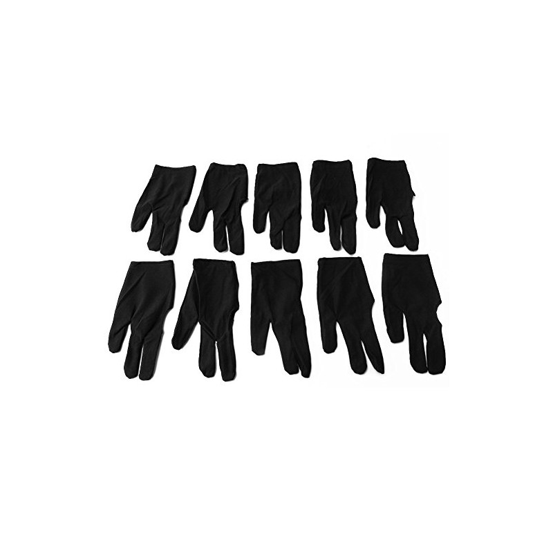 10pcs 3 Finger Elastic Nylon Billiards pool Snooker Cue Shooters