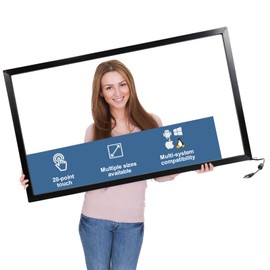 WEILEHAPPY 32-Inch Infrared Touch Frame - Driver-Free Plug & Play Touch Screen Panel, Anti-Glare & High Sensitivity, Compatible with Touch Screen TVs, Smart Boards, Industrial Monitors (Black, 32 in)