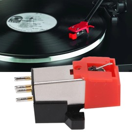 Dual Moving Magnet Phono Cartridge AT91R with Aluminum Cantilever, Double V Magnet Design, 20-20000Hz Frequency Range