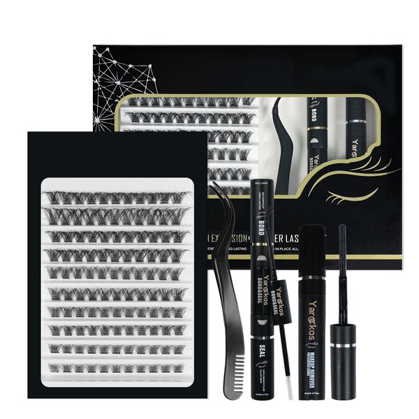 4-in-1 Eyelash Extension Set, 110 Pieces 8-16 mm D Mix