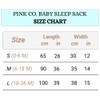 PINK Co. Baby Sleep Sack 0-6 Months Baby Wearable Blanket