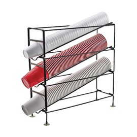 Winco CDR-3 Cup Dispensing Rack