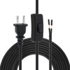 RTNLIT 12FT Lamp Cord with On/Off Button Switch and Polarized