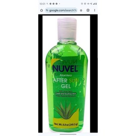 nuvel after sun gel with aloe vera 8.8 oz   12 pack. Beach sunburn massage