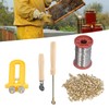 Wire Embedder Beehive Frame Tensioner Kit, Includes Copper Eyelets, Iron