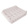 4PCS Egg Container for Refrigerator PP Stackable Shockproof Egg Drawer