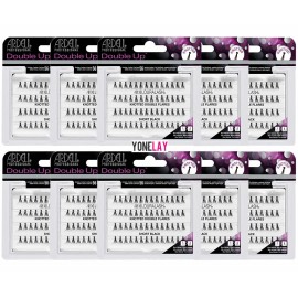 Ardell Lot 10 - ARDELL Eyelashes Individual Flare Lashes Knotted Double Flares Short